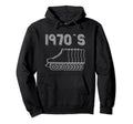 1970S Roller Skates Skating Lifestyle Hoodie - Minimalist Print for Adults - T-Shirt, Sweatshirt, Hoodie