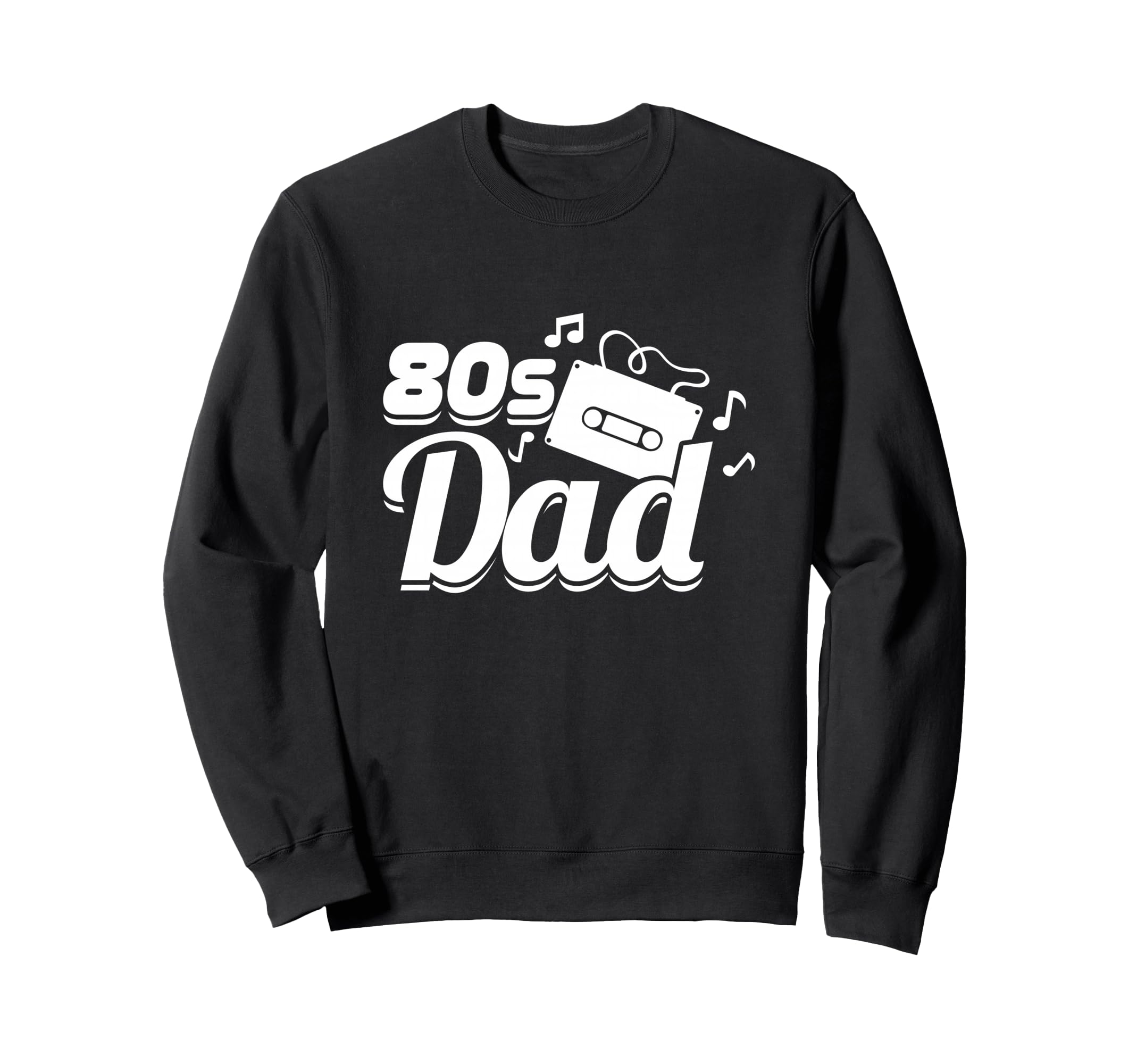 80S Dad Nostalgic Synthwave Sweatshirt - Novelty Apparel for Adults - T-Shirt, Sweatshirt, Hoodie