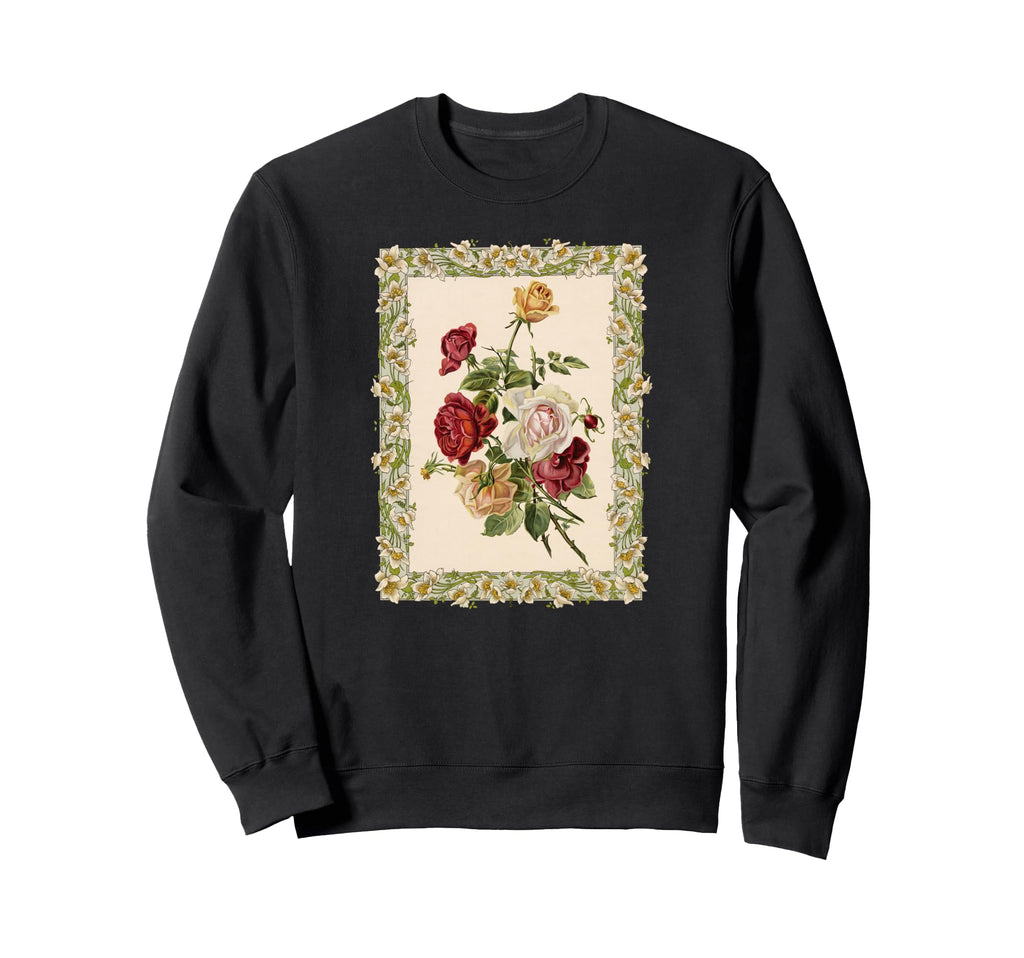 Framed Flowers Sweatshirt - Graphic Print for Adults - T-Shirt, Sweatshirt, Hoodie