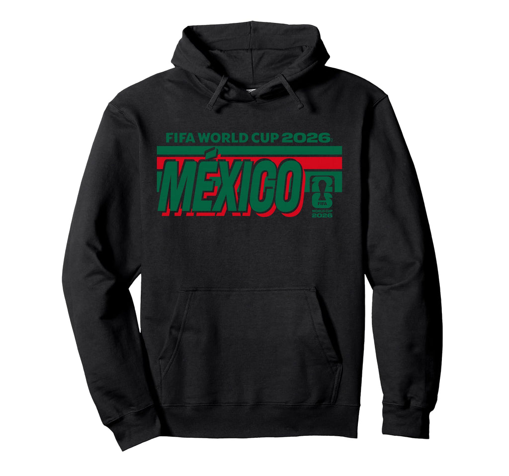 FIFA WORLD CUP26 Mexico Country Stripe Pullover Hoodie - T-Shirt, Sweatshirt, Hoodie
