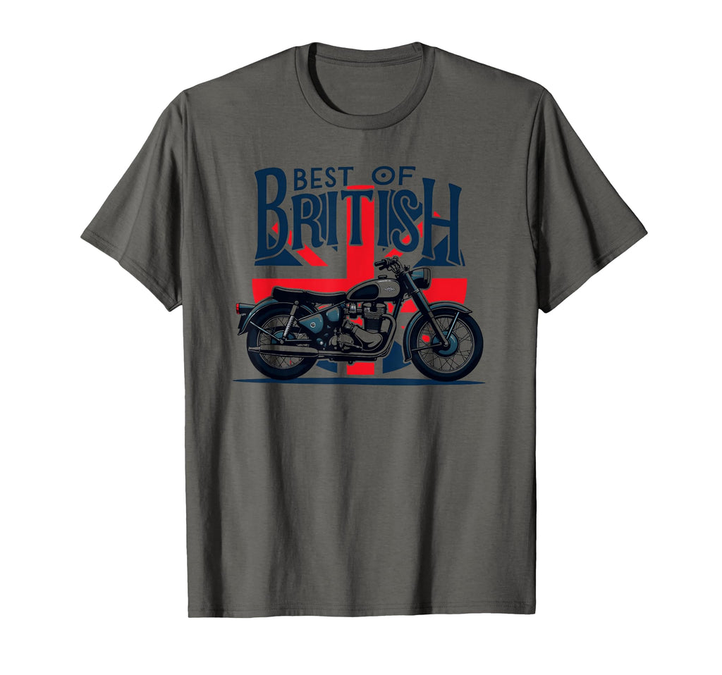 Best British Motorcycle Cafe Racer T-Shirt - Casual Everyday Wear Unisex - T-Shirt, Sweatshirt, Hoodie
