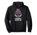 Biker Grandma Nothing Scares Me Hoodie - Custom Art Print Unisex - T-Shirt, Sweatshirt, Hoodie