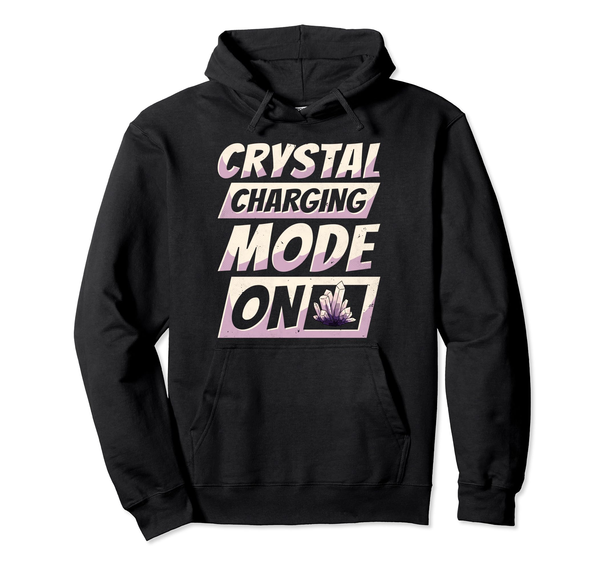 Healing Crystal Charging Mode Hoodie - Casual Everyday Wear Unisex - T-Shirt, Sweatshirt, Hoodie