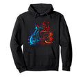 Moped Flames Oldschool Moped Moped Hoodie - Custom Art Print for Adults - T-Shirt, Sweatshirt, Hoodie