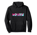 Mousse Color Block Text 80S Pop Hoodie - Custom Art Print for Adults - T-Shirt, Sweatshirt, Hoodie
