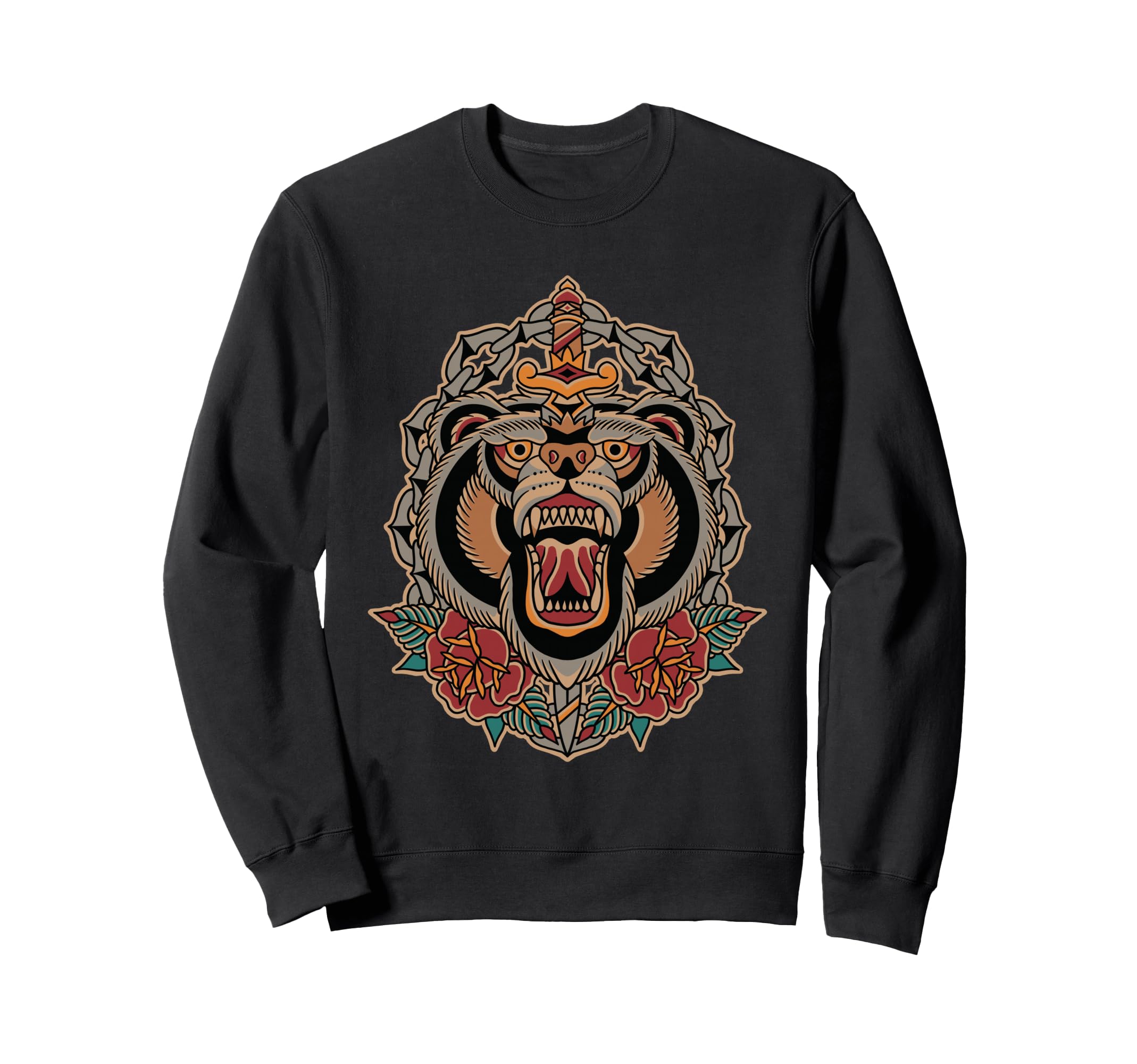 American Traditional Tattoo Sweatshirt - Fun Novelty Design Men Women - T-Shirt, Sweatshirt, Hoodie