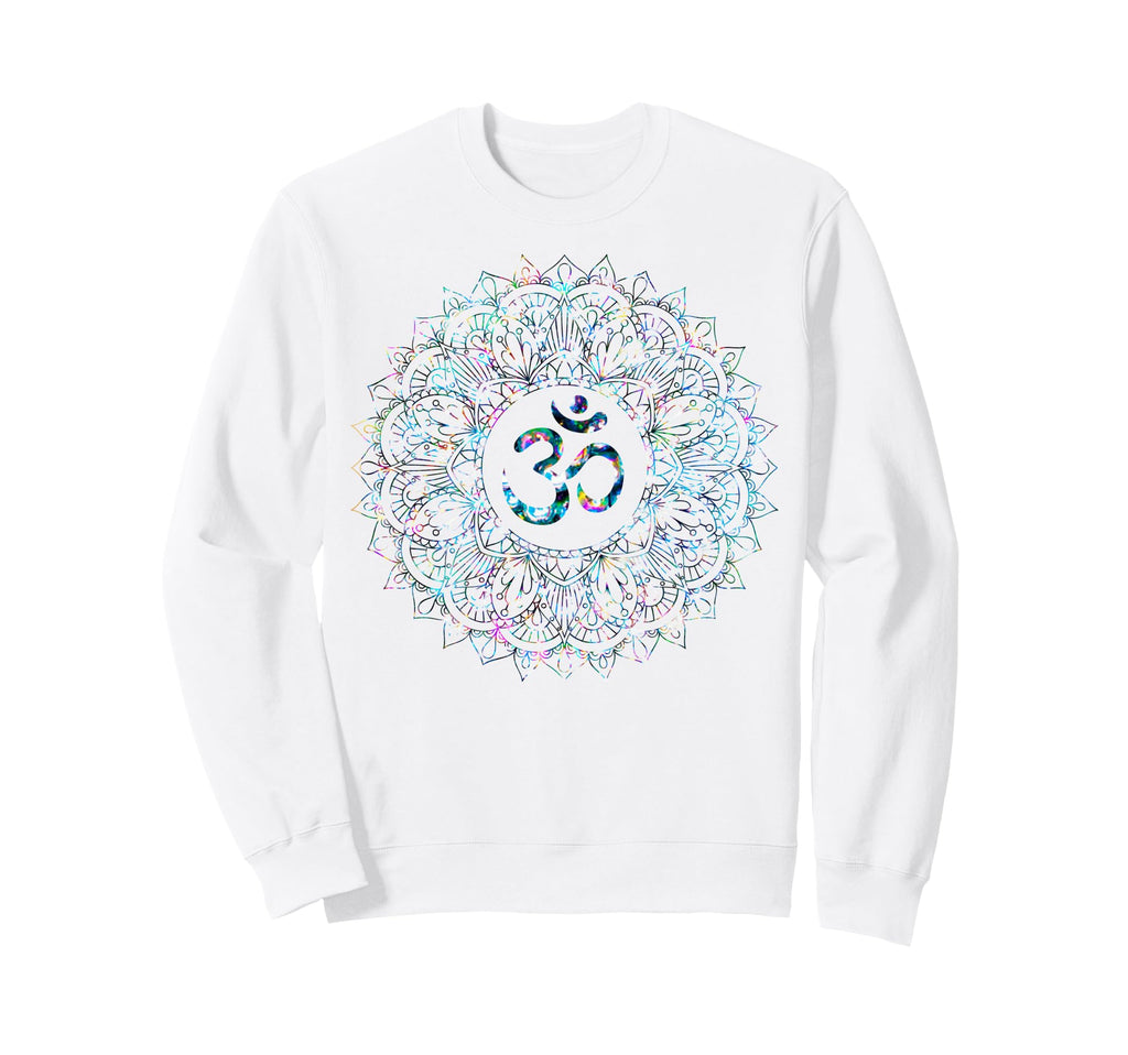 Om Symbol Yoga Meditation Mandala Sweatshirt - Trendy Graphic Men Women - T-Shirt, Sweatshirt, Hoodie