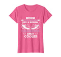 Biker Grandma Motorcycle Grandmother T-Shirt - Custom Art Print Men Women - T-Shirt, Sweatshirt, Hoodie