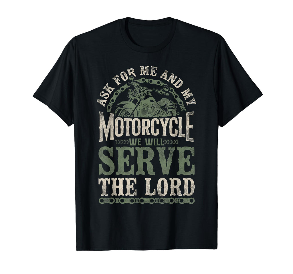 Motorcycle Biker Jesus Faith T-Shirt - Minimalist Print for Adults - T-Shirt, Sweatshirt, Hoodie