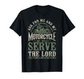 Motorcycle Biker Jesus Faith T-Shirt - Minimalist Print for Adults - T-Shirt, Sweatshirt, Hoodie