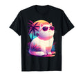 Kawaii 80S Vaporwave Cat Neko T-Shirt - Casual Everyday Wear Men Women - T-Shirt, Sweatshirt, Hoodie