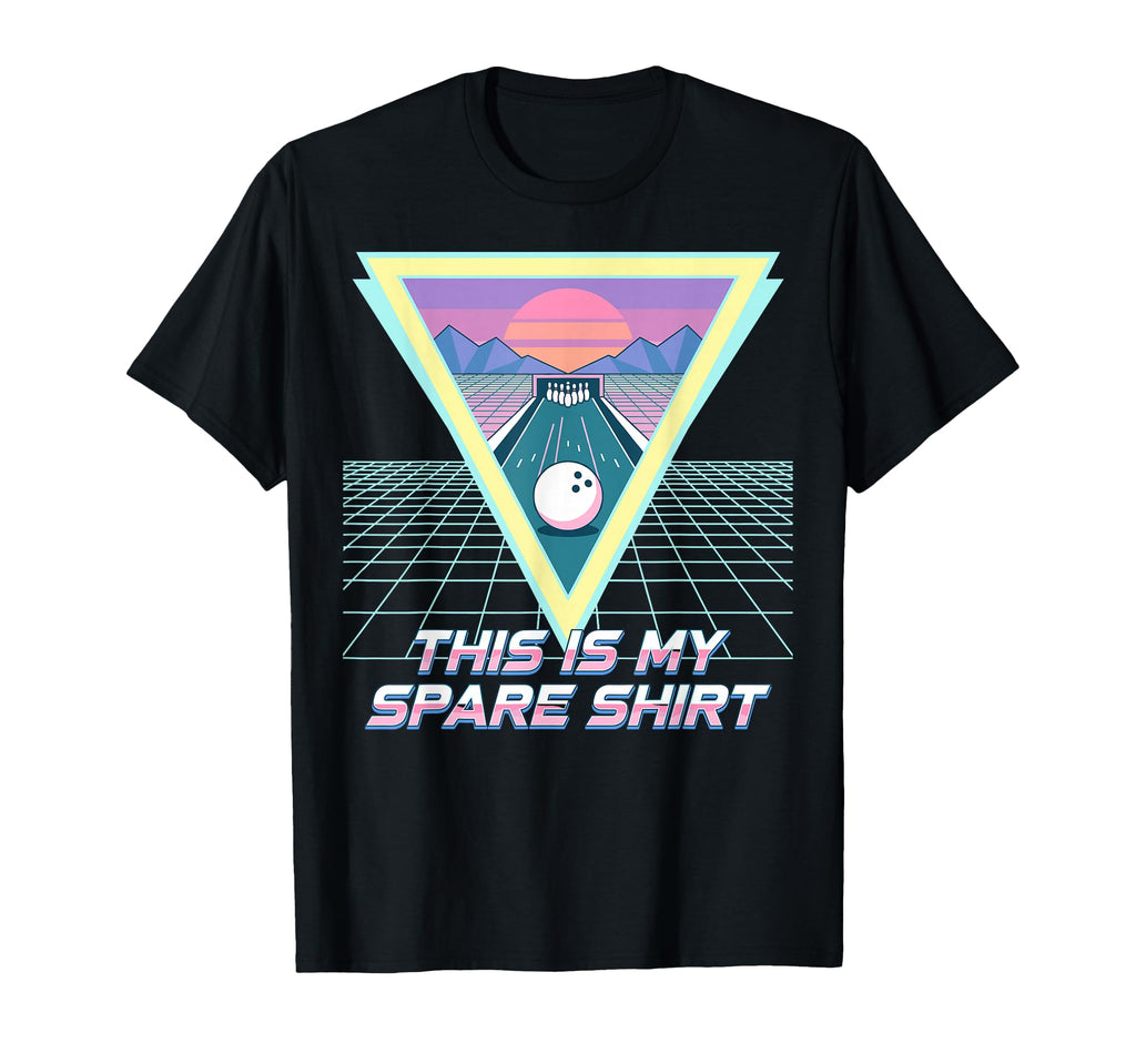 This Is My Spare Bowling 80S Bowler T-Shirt - Unique Graphic Men Women - T-Shirt, Sweatshirt, Hoodie