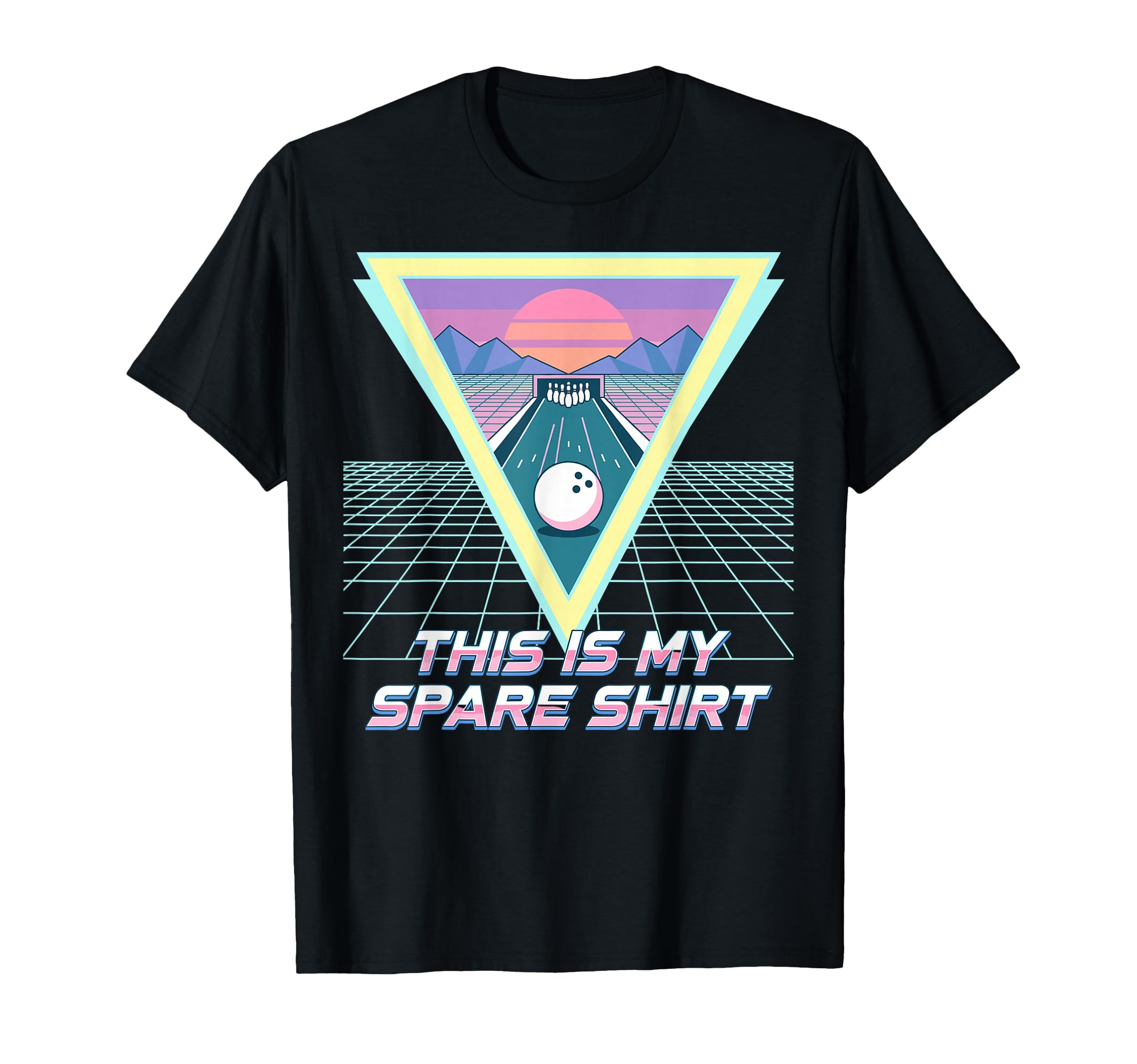 This Is My Spare Bowling 80S Bowler T-Shirt - Unique Graphic Men Women - T-Shirt, Sweatshirt, Hoodie