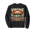 1971 Born 1971 53Th Birthday Sweatshirt - Minimalist Print for Adults - T-Shirt, Sweatshirt, Hoodie