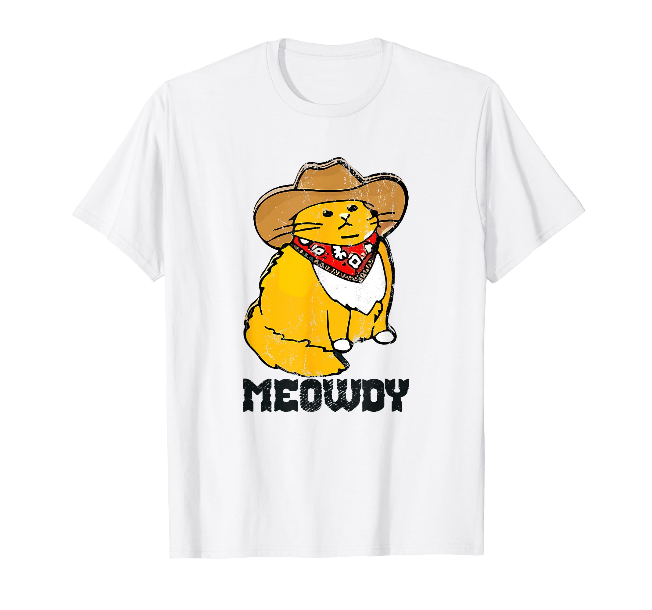 Meowdy Cat Funny Howdy Meme Western T-Shirt - Aesthetic Graphic Unisex - T-Shirt, Sweatshirt, Hoodie