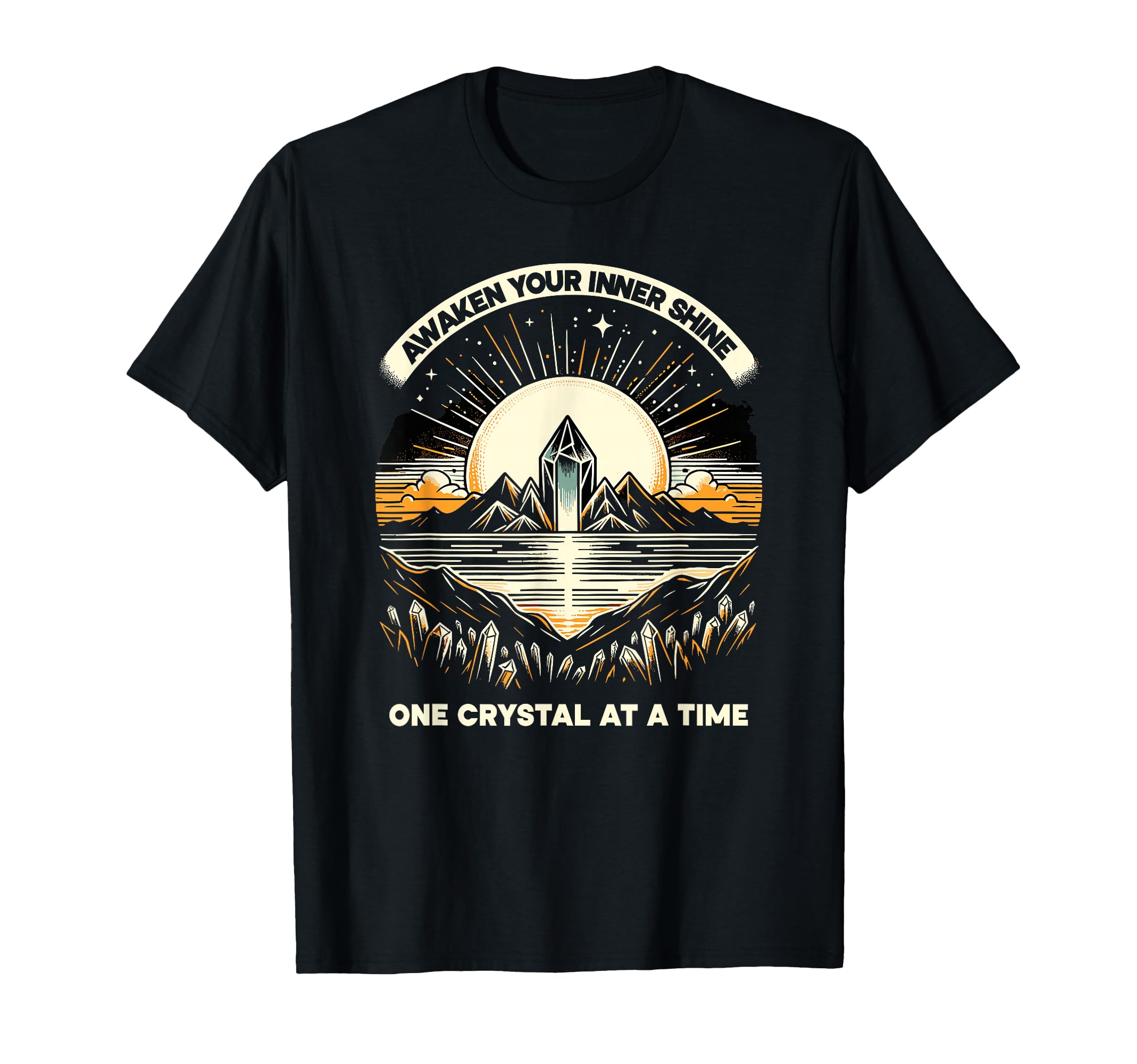 Funny Crystal Healing Crystals And T-Shirt - Custom Art Print Men Women - T-Shirt, Sweatshirt, Hoodie