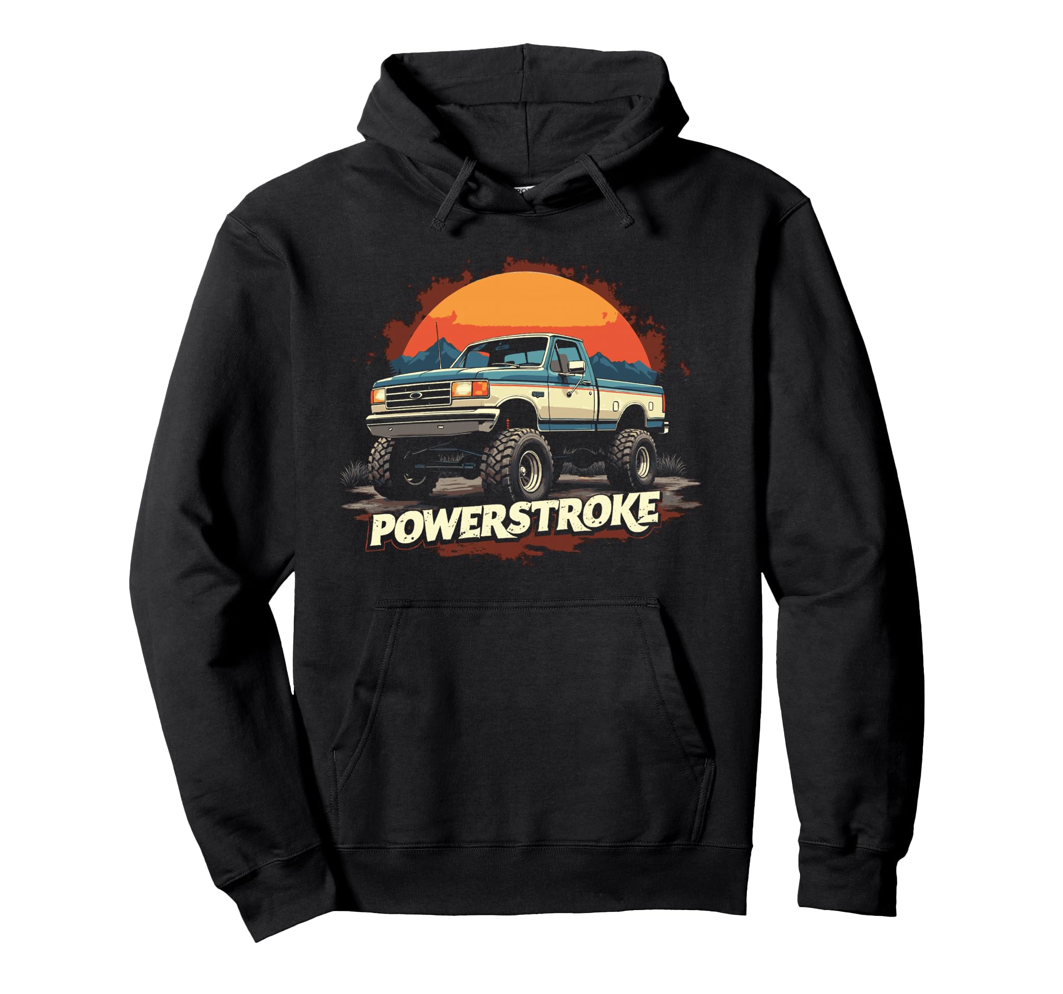 1992 Single Cab Old Body Powerstroke Hoodie - Fun Novelty Design Unisex - T-Shirt, Sweatshirt, Hoodie
