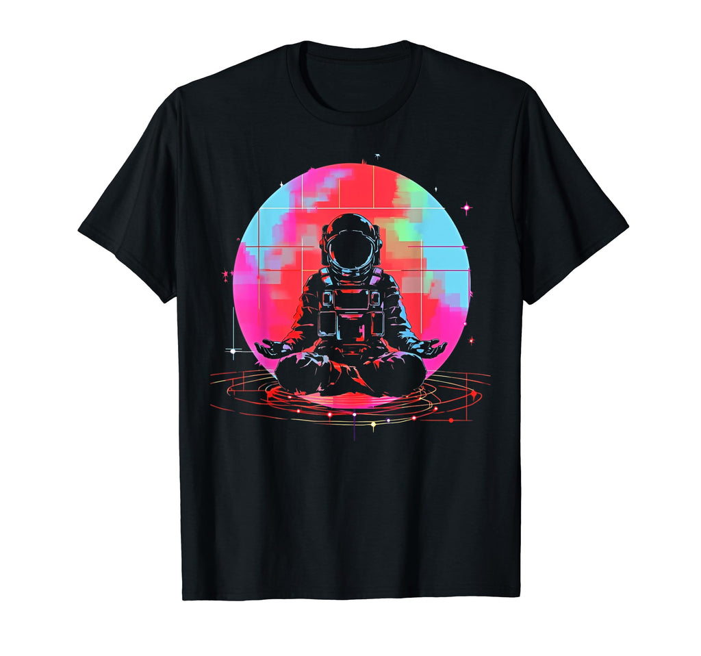Synthwave Astronaut Cyberpunk 80S Sci Fi T-Shirt - Novelty Apparel Unisex - T-Shirt, Sweatshirt, Hoodie