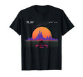 Cyberpunk Outrun Synthwave Sunset Fast Car T-Shirt - Unique Graphic Unisex - T-Shirt, Sweatshirt, Hoodie
