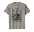 Overthinker Tarot Card Skeleton Halloween T-Shirt - Custom Art Print Unisex - T-Shirt, Sweatshirt, Hoodie