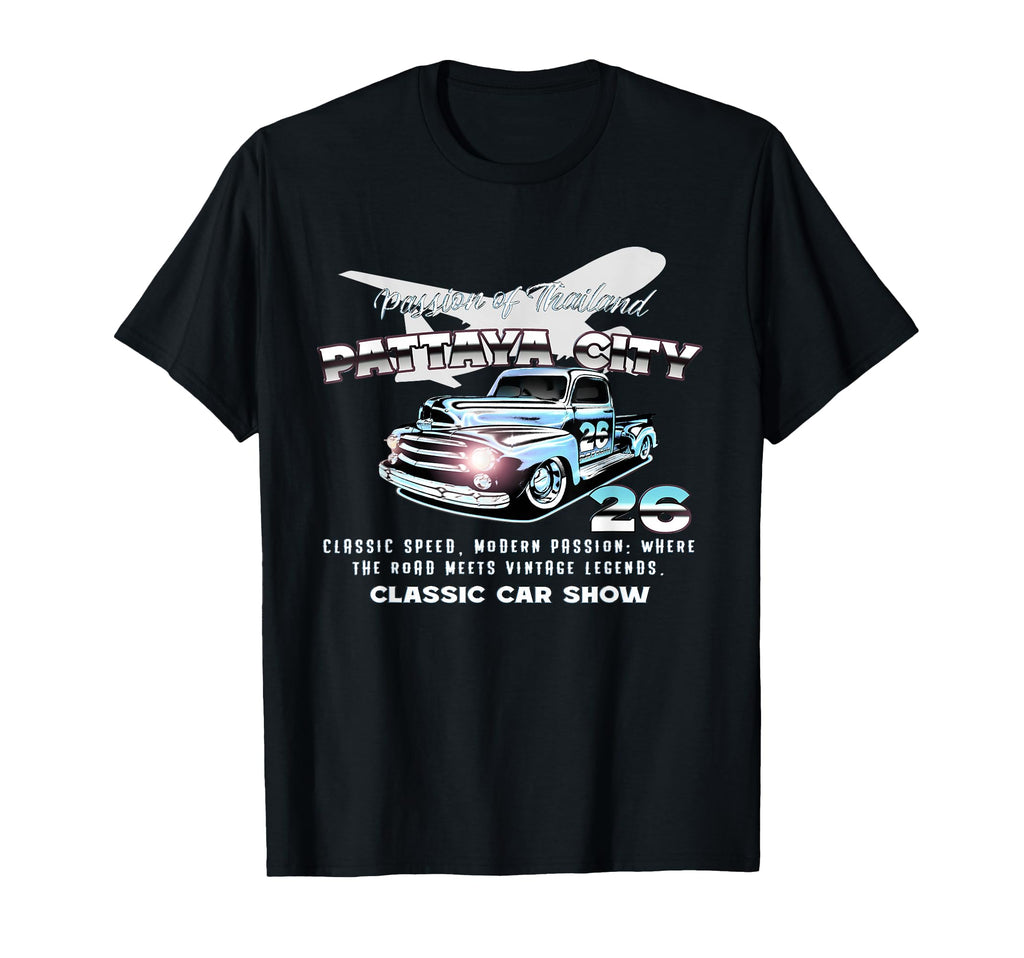 Pattaya City 2026 Car Motor Show T-Shirt - Fun Novelty Design Unisex - T-Shirt, Sweatshirt, Hoodie