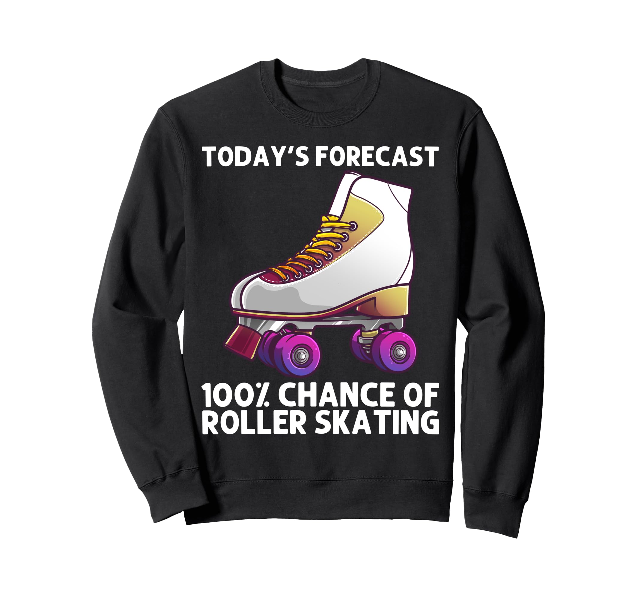 Roller Skating Roller Skater Skate Sweatshirt - Custom Art Print for Adults - T-Shirt, Sweatshirt, Hoodie