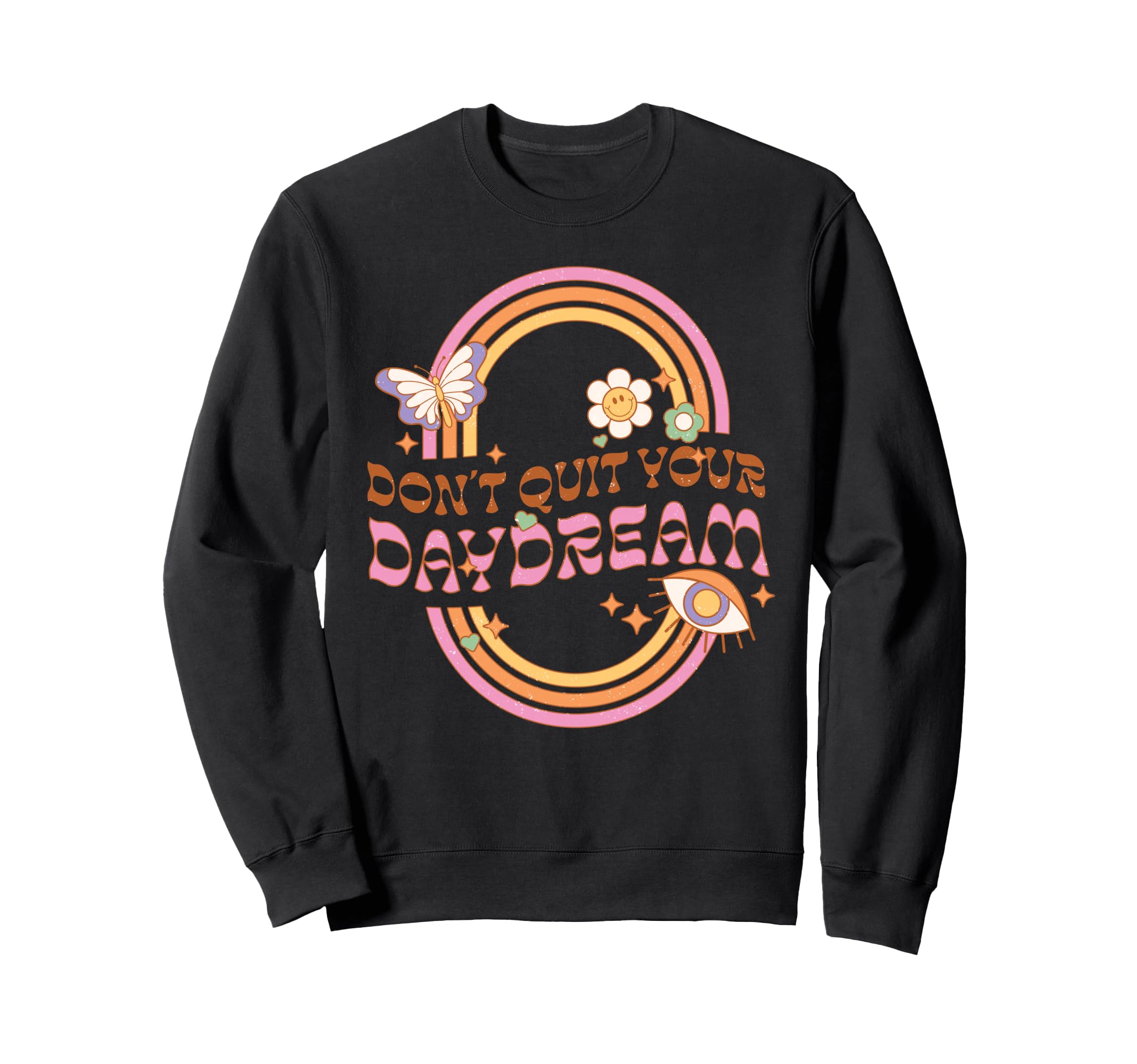 Rainbow Daisy Daydream Sweatshirt - Novelty Apparel Men Women - T-Shirt, Sweatshirt, Hoodie