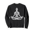 Meditation Silhouette Sweatshirt - Casual Everyday Wear for Adults - T-Shirt, Sweatshirt, Hoodie
