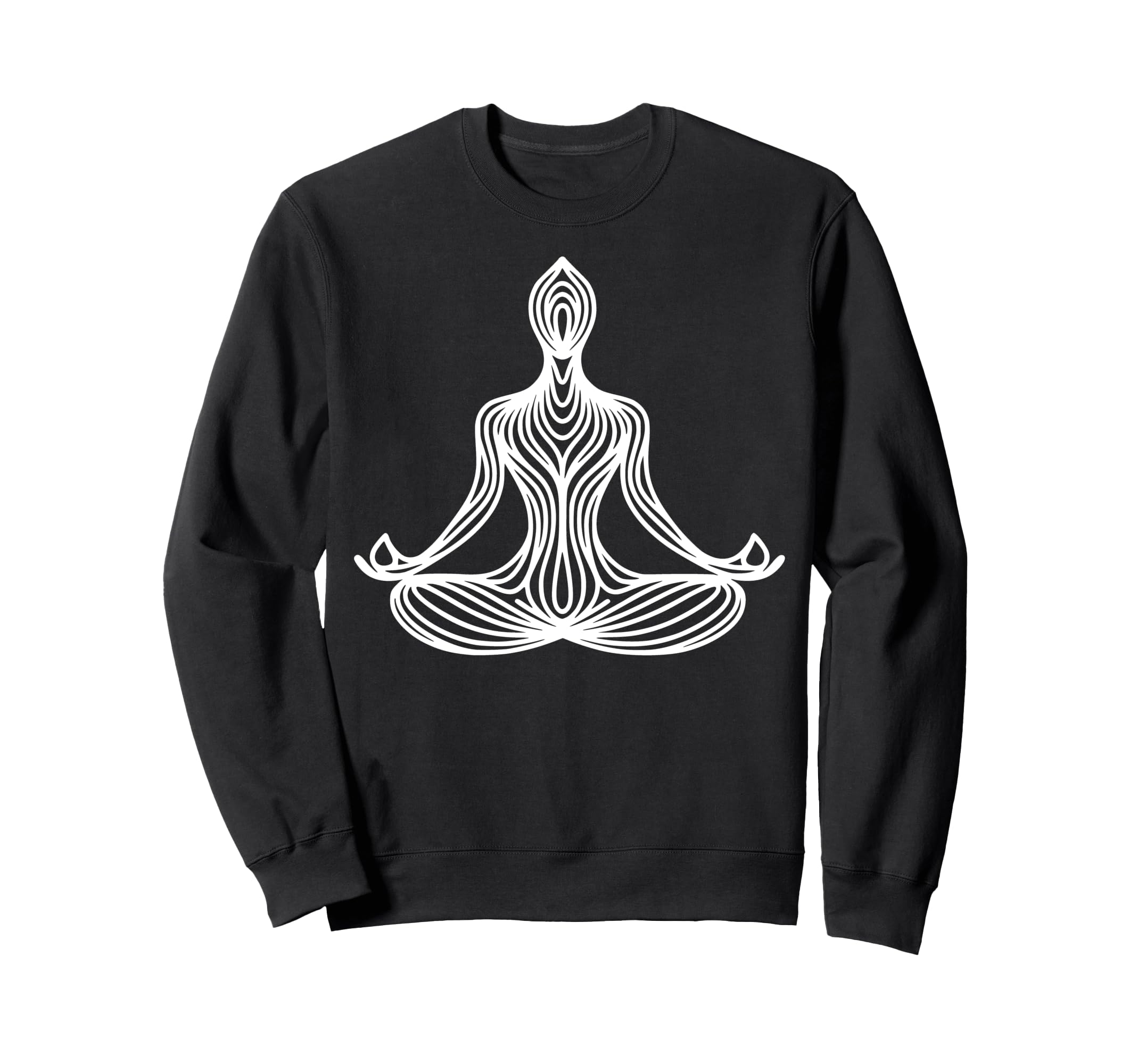 Meditation Silhouette Abstract Sweatshirt - Trendy Graphic Men Women - T-Shirt, Sweatshirt, Hoodie