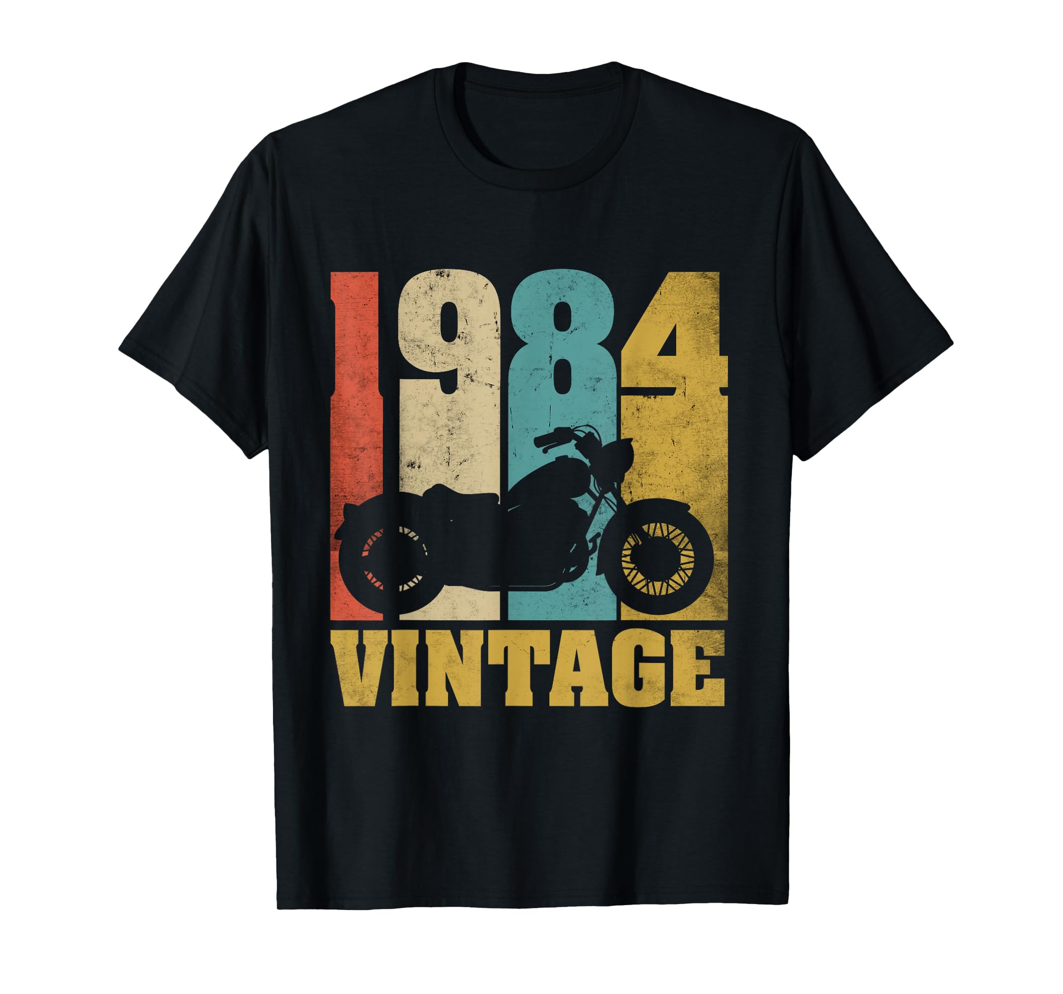 1984 Motorcycle 41St Birthday Gift Biker T-Shirt - Graphic Print Men Women - T-Shirt, Sweatshirt, Hoodie
