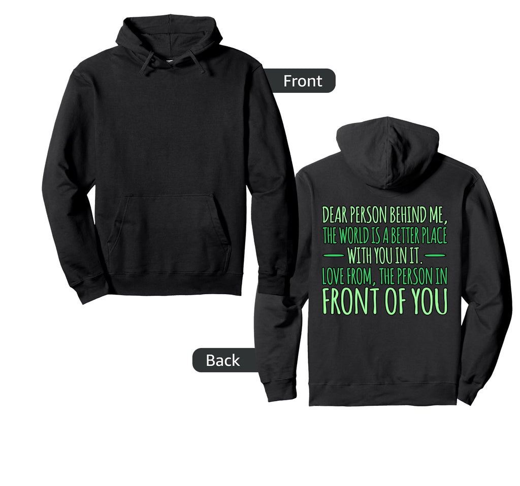 Person Behind Me Mental Health Hoodie - Trendy Graphic for Adults - T-Shirt, Sweatshirt, Hoodie