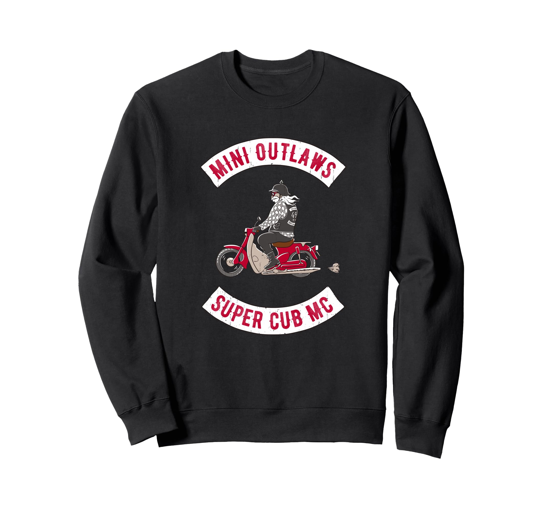 Born To Be Mild Funny Super Cub Sweatshirt - Novelty Apparel for Adults - T-Shirt, Sweatshirt, Hoodie