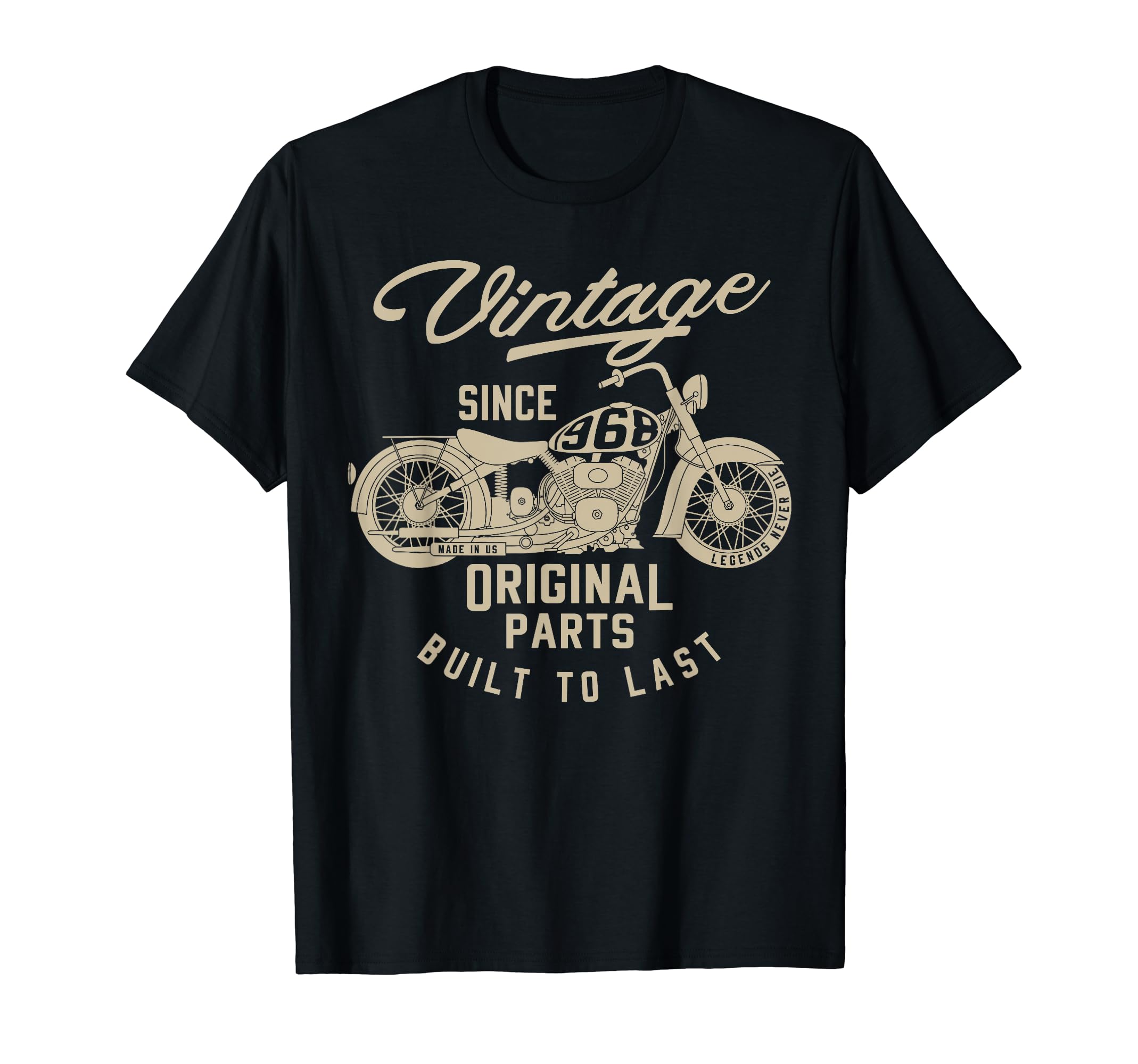 1968 Motorcycle T-Shirt - Aesthetic Graphic Men Women - T-Shirt, Sweatshirt, Hoodie