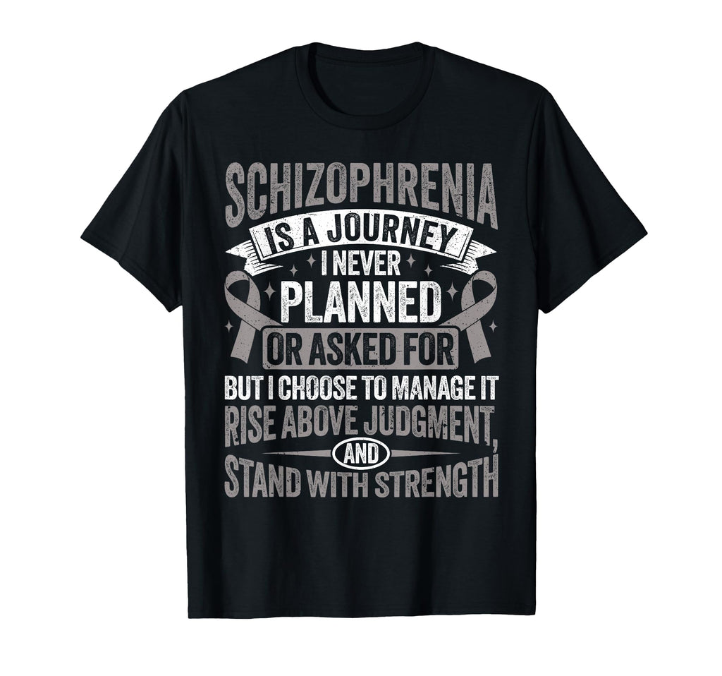 Schizophrenia Warrior Schizophrenic T-Shirt - Minimalist Print for Adults - T-Shirt, Sweatshirt, Hoodie