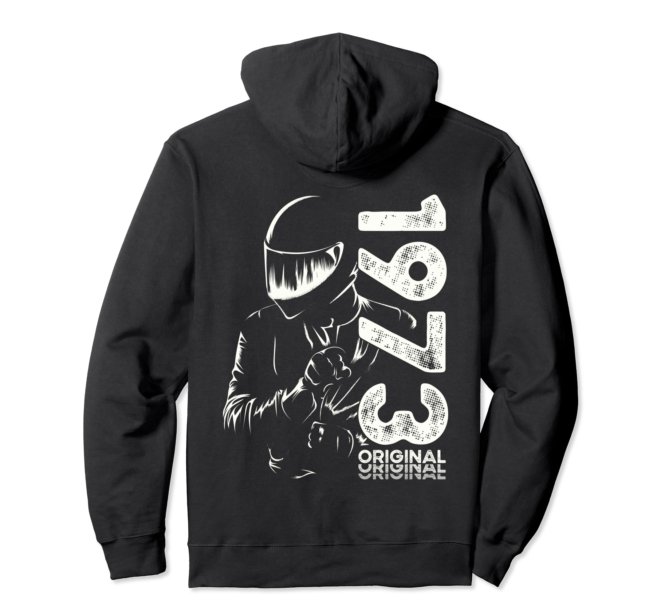 51St Birthday Motorcycle Motorcyclist Biker Hoodie - Unique Graphic Unisex - T-Shirt, Sweatshirt, Hoodie
