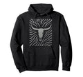 Cow Skull Western Boho Country Hoodie - Graphic Print Unisex - T-Shirt, Sweatshirt, Hoodie