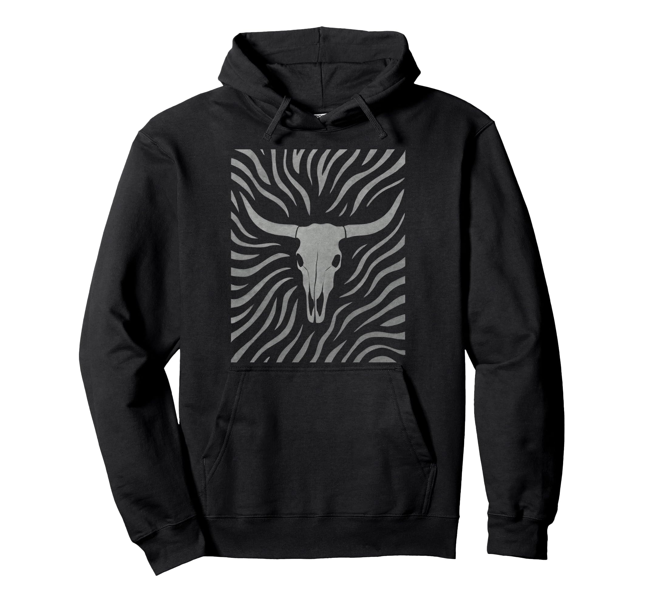 Cow Skull Western Boho Country Hoodie - Graphic Print Unisex - T-Shirt, Sweatshirt, Hoodie