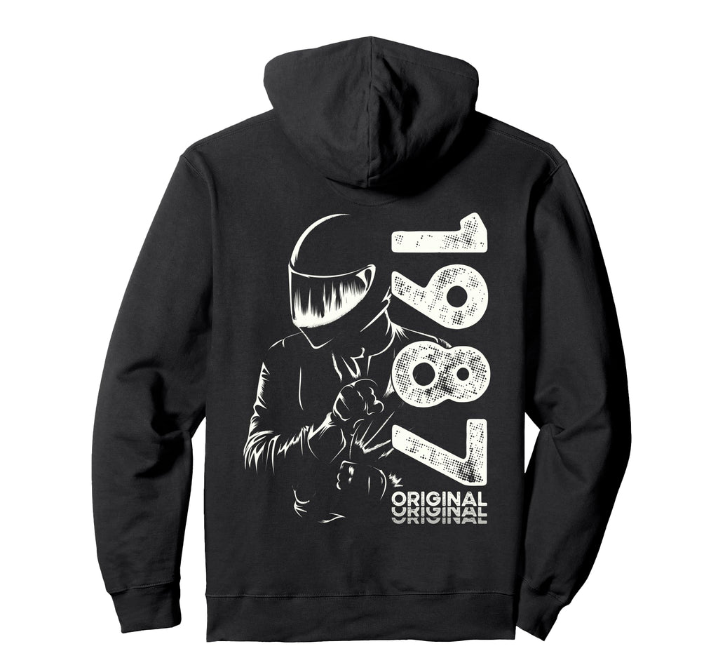 39Th Birthday Motorcycle Motorcyclist Hoodie - Streetwear Style Unisex - T-Shirt, Sweatshirt, Hoodie