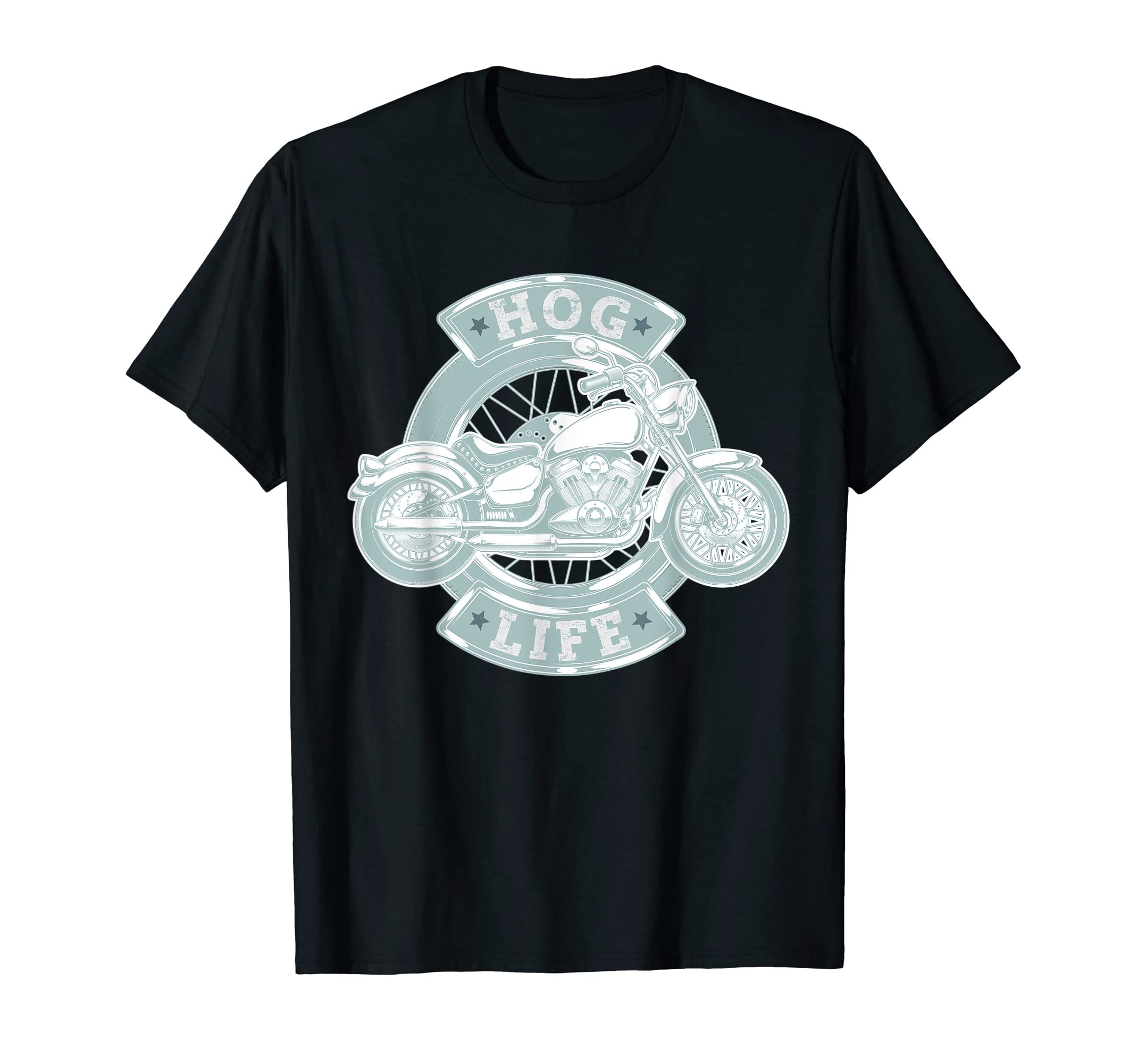 Hog Life Motorcycle Bikers T-Shirt - Casual Everyday Wear for Adults - T-Shirt, Sweatshirt, Hoodie