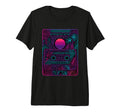 80S Synthwave Tri Blend T-Shirt - Streetwear Style for Adults - T-Shirt, Sweatshirt, Hoodie