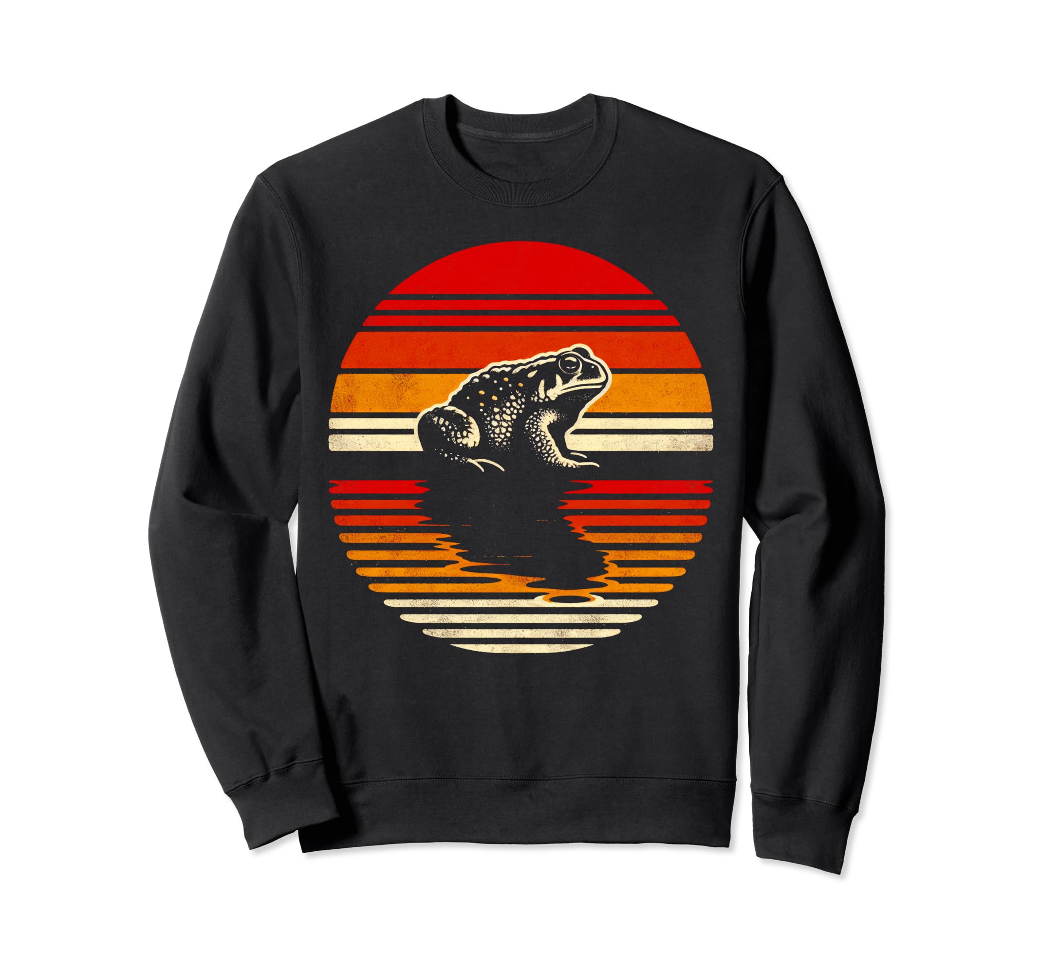 American Toad Sunset Safari 70S Sweatshirt - Fun Novelty Design Unisex - T-Shirt, Sweatshirt, Hoodie