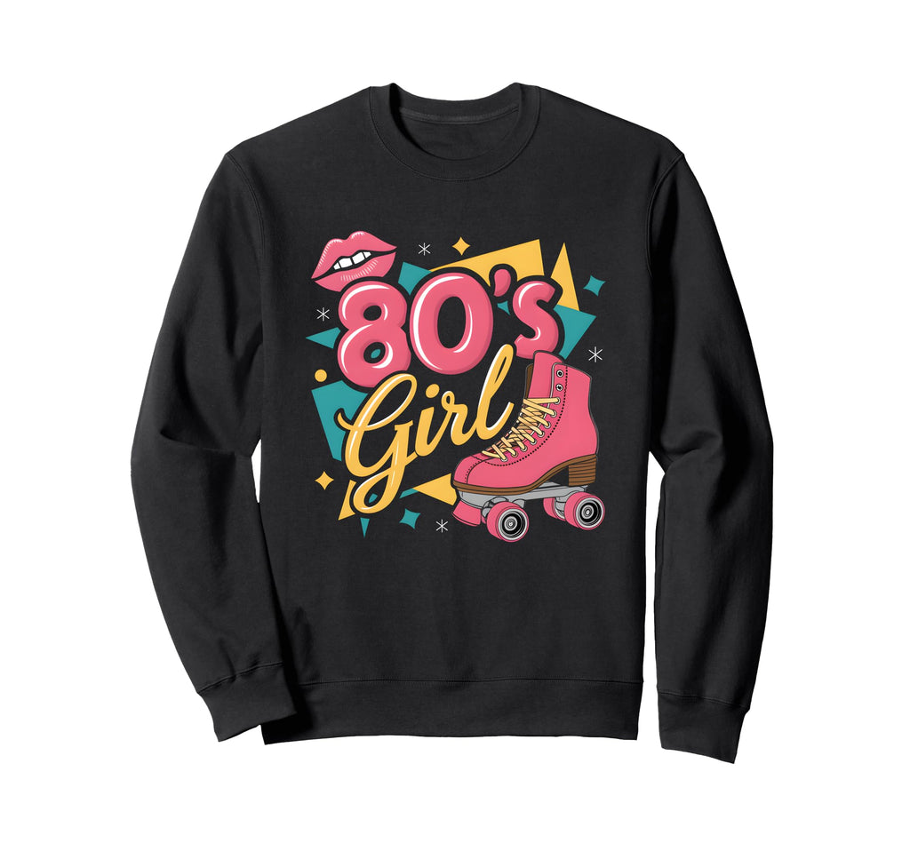 80S Roller Skate Vibes 80S Sweatshirt - Aesthetic Graphic Unisex - T-Shirt, Sweatshirt, Hoodie