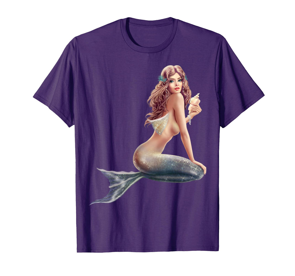 Pin Up Mermaid T-Shirt - Aesthetic Graphic for Adults - T-Shirt, Sweatshirt, Hoodie
