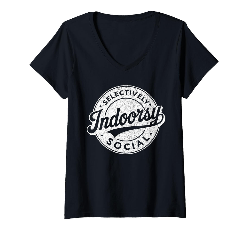 Womens Indoorsy Selectively T-Shirt - Casual Everyday Wear for Adults - T-Shirt, Sweatshirt, Hoodie
