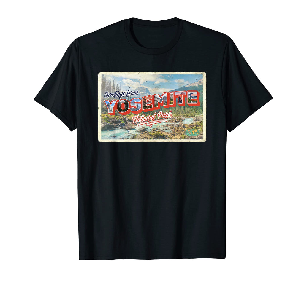 Yosemite National Park California T-Shirt - Custom Art Print Unisex - T-Shirt, Sweatshirt, Hoodie