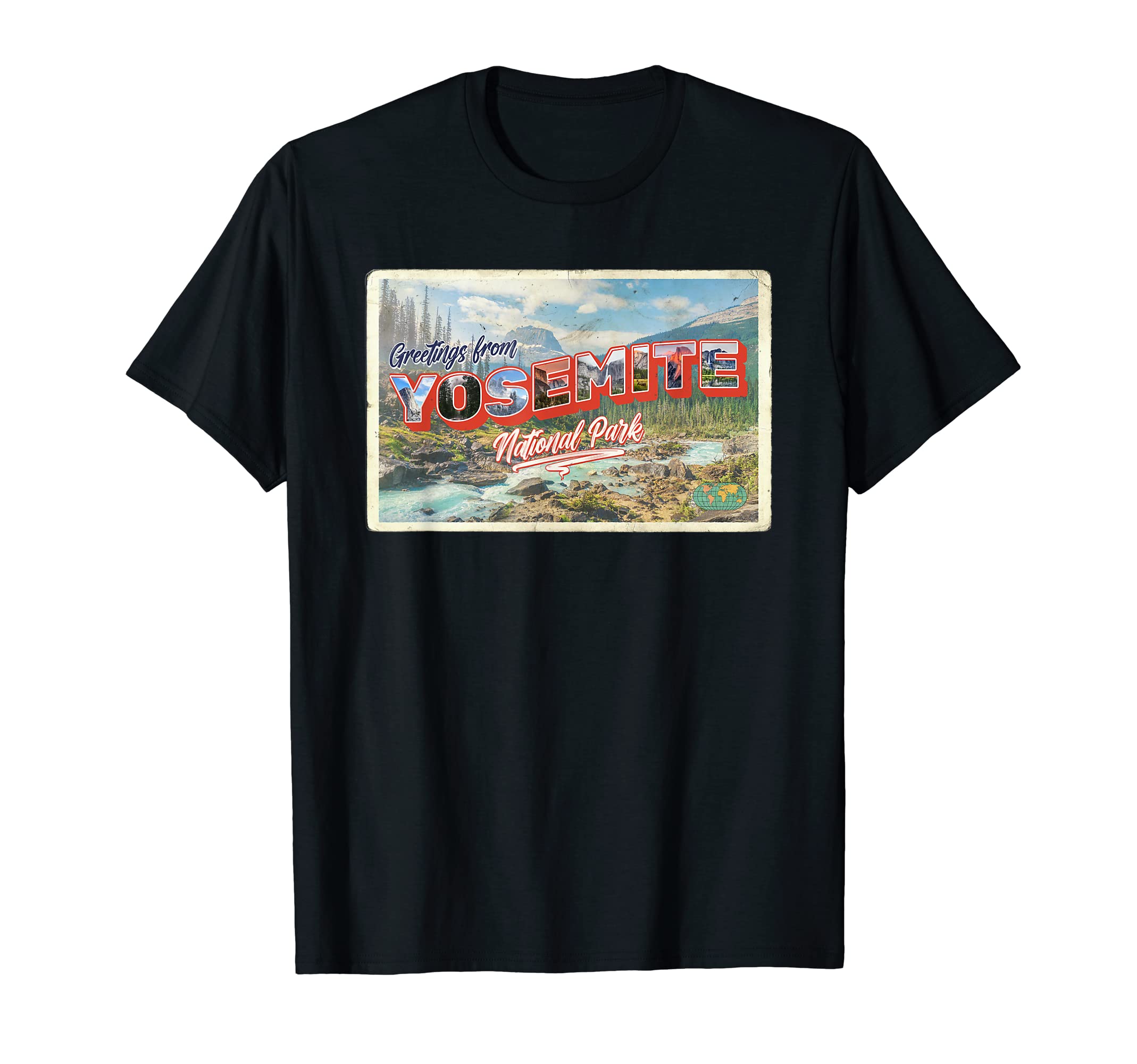Yosemite National Park California T-Shirt - Custom Art Print Unisex - T-Shirt, Sweatshirt, Hoodie