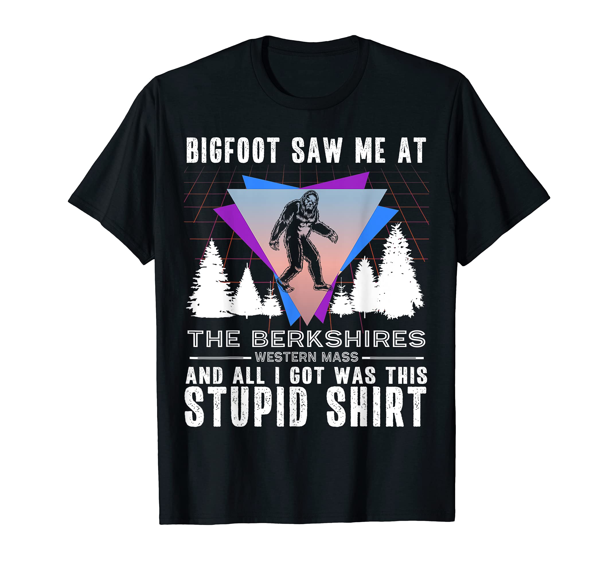 Berkshires Massachusetts Bigfoot T-Shirt - Novelty Apparel Men Women - T-Shirt, Sweatshirt, Hoodie