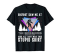 Berkshires Massachusetts Bigfoot Western T-Shirt - Trendy Graphic Unisex - T-Shirt, Sweatshirt, Hoodie