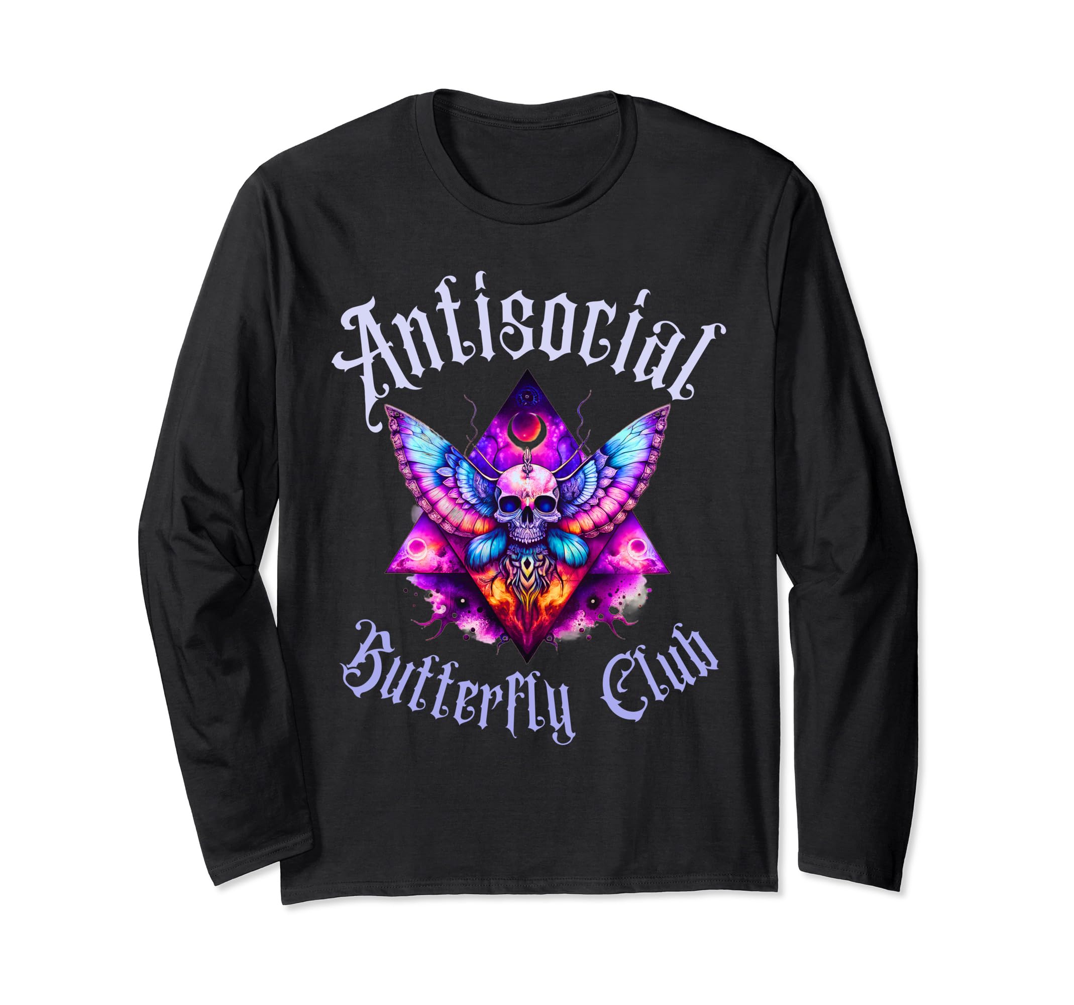 Antisocial Butterfly Club Gothic Death T-Shirt - Trendy Graphic for Adults - T-Shirt, Sweatshirt, Hoodie