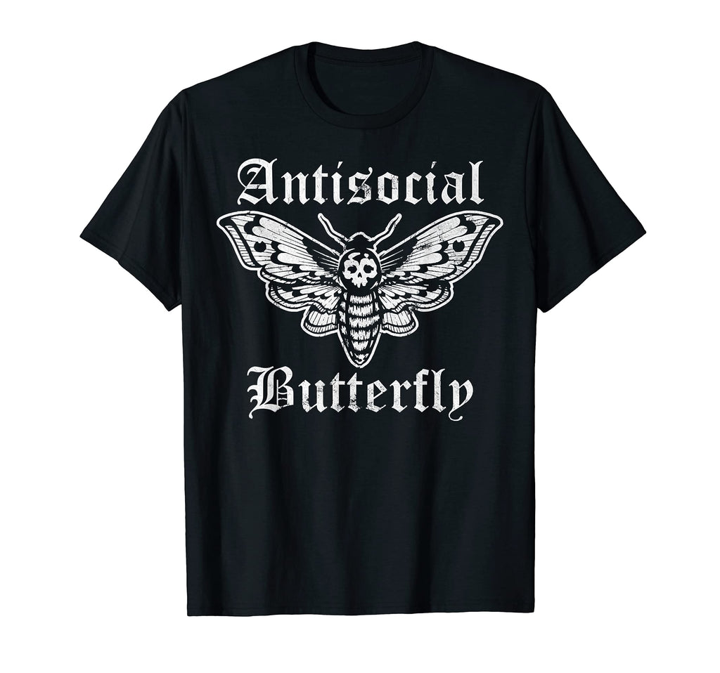 Antisocial Butterfly Introvert T-Shirt - Streetwear Style Men Women - T-Shirt, Sweatshirt, Hoodie